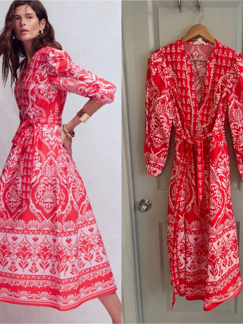 EUC Boden Cary Cotton Midi Dress